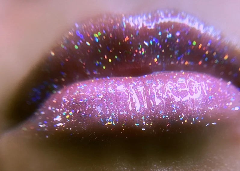 Purple Glitter Lipgloss “Venus Frost’