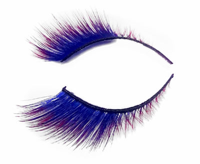 Blue red Ombré False Lashes strips 