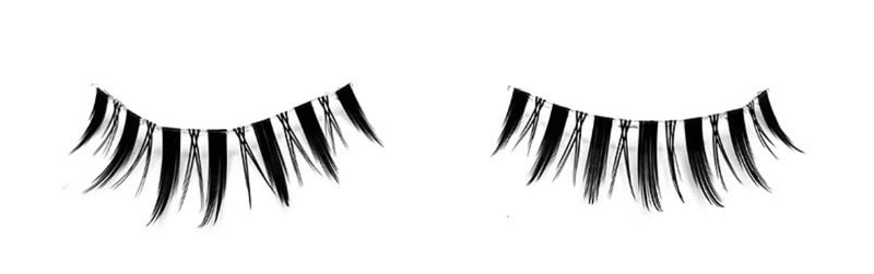 Anime spikey lashes lash strips pair 