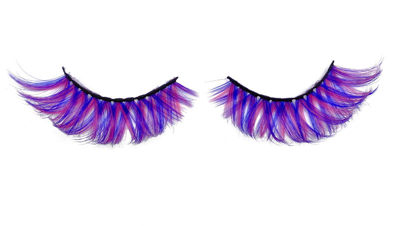 Pink Purple Lashes