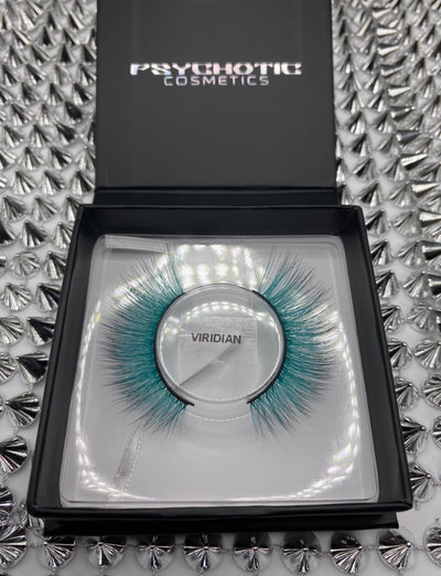 Turquoise False Lashes ‘Viridian’