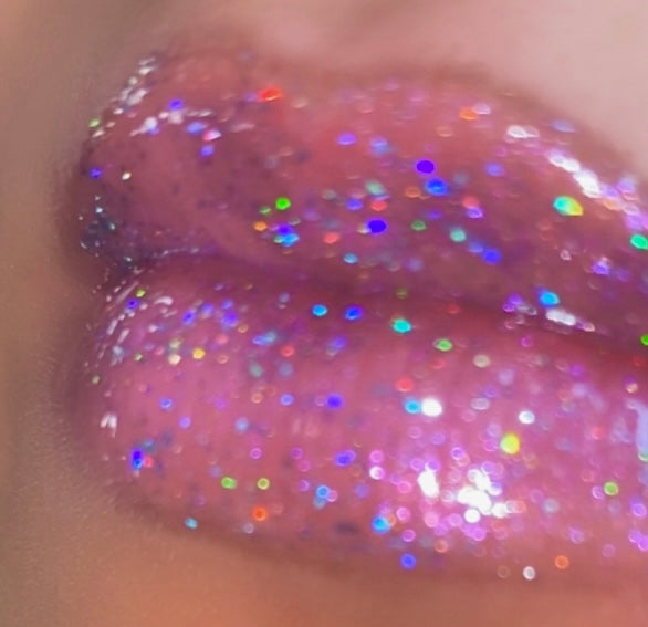 Purple Glitter Lipgloss “Venus Frost’