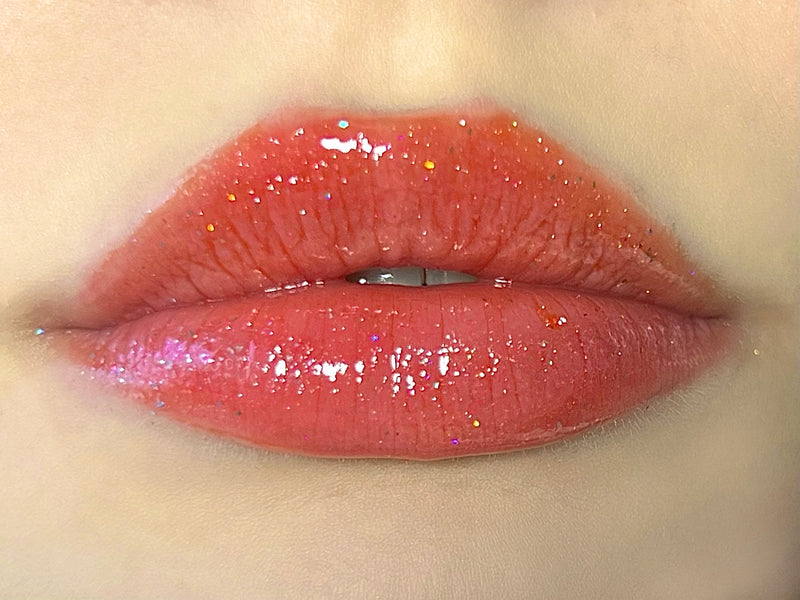 Orange Glitter Lipgloss ‘Sun Jewel’