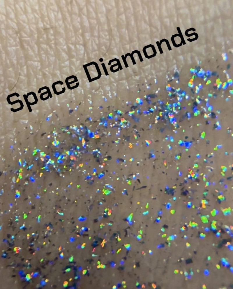 Clear Glitter Lipgloss ‘Space Diamonds’