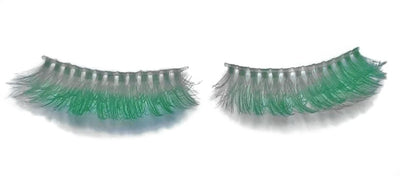 Dark Green False Lashes ‘Alienette’