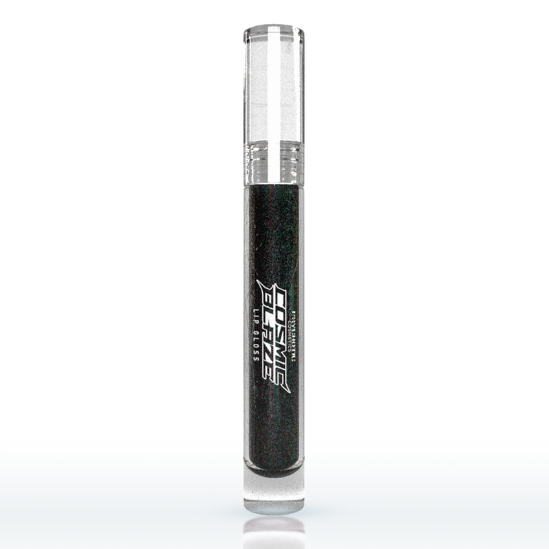 Black Holographic glitter lipgloss 