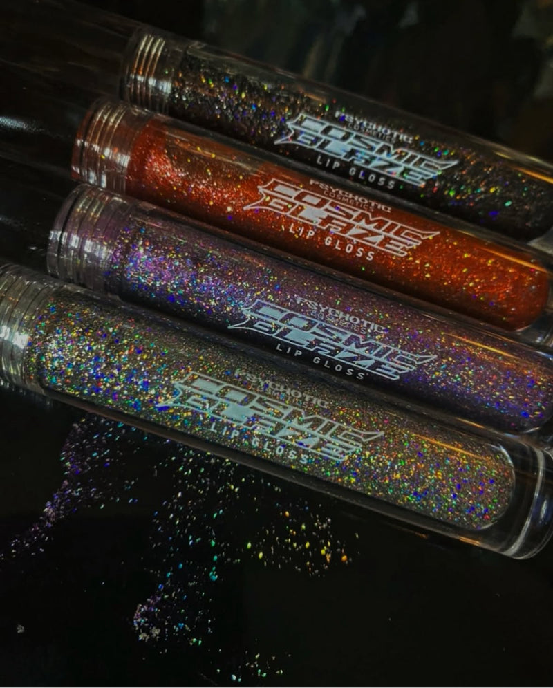 4 Holographic Glitter Lipgloss Set