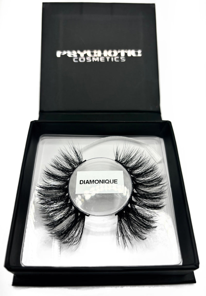 White Silver Glitter False Lashes ‘Diamonique’