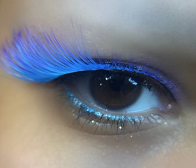 Blue Ombré False Lashes ‘Meta Blue’