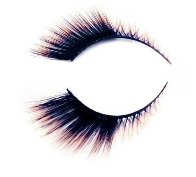 Orange Black Lashes