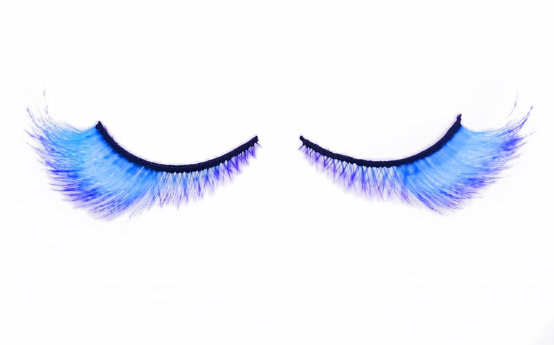 Neon Blue Lashes