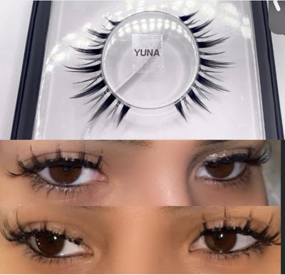 Anime spikey lashes swatch 