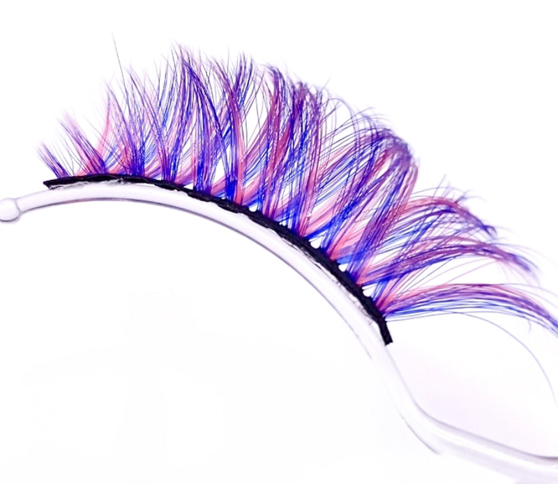 Pink Purple Lashes