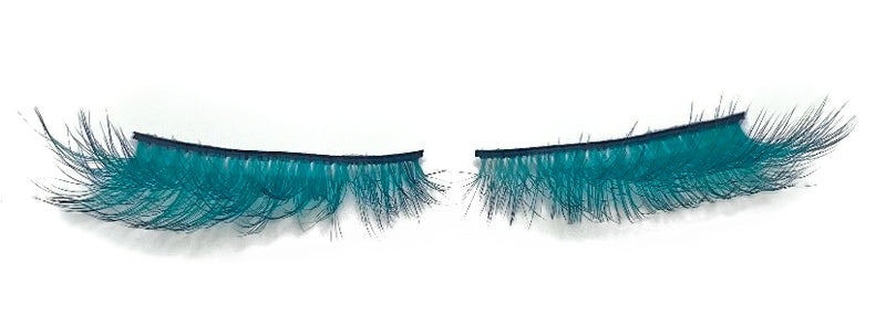 Turquoise False Lashes ‘Viridian’