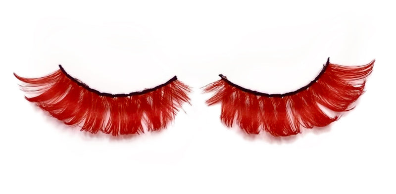 Red lashes faux mink lash strips