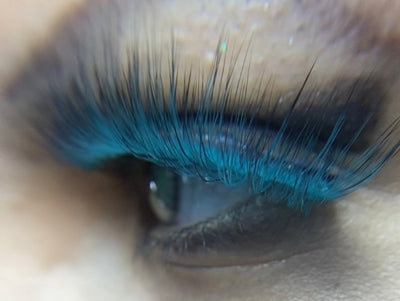 Turquoise False Lashes ‘Viridian’