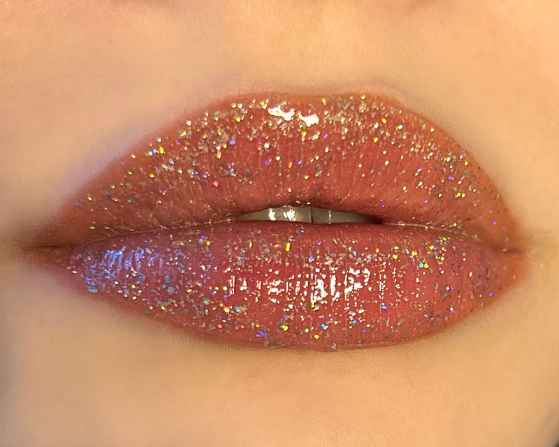 Clear Glitter Lipgloss ‘Space Diamonds’