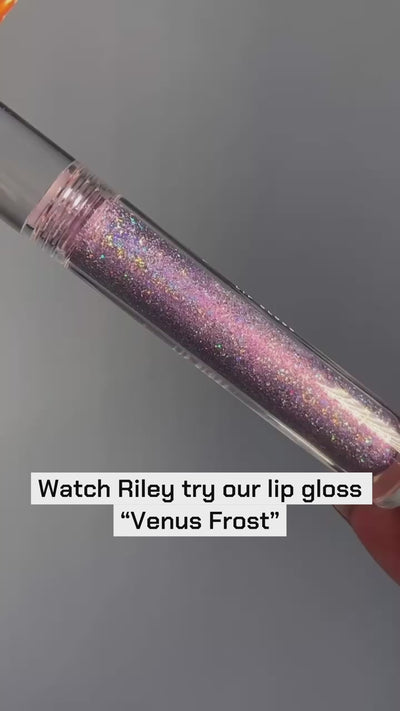 Purple Glitter Lipgloss “Venus Frost’