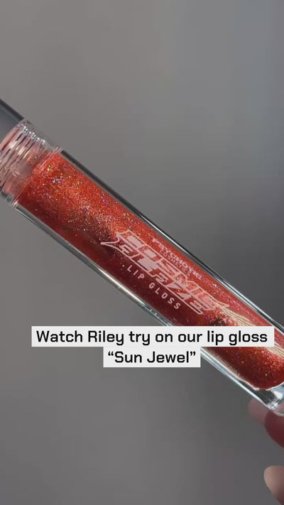 Orange Glitter Lipgloss ‘Sun Jewel’