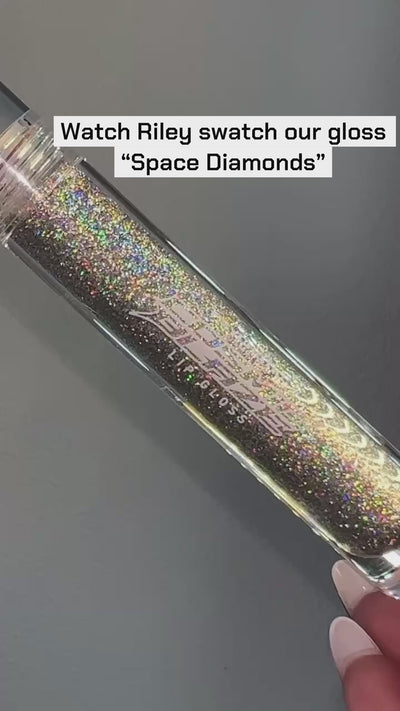 Clear Glitter Lipgloss ‘Space Diamonds’